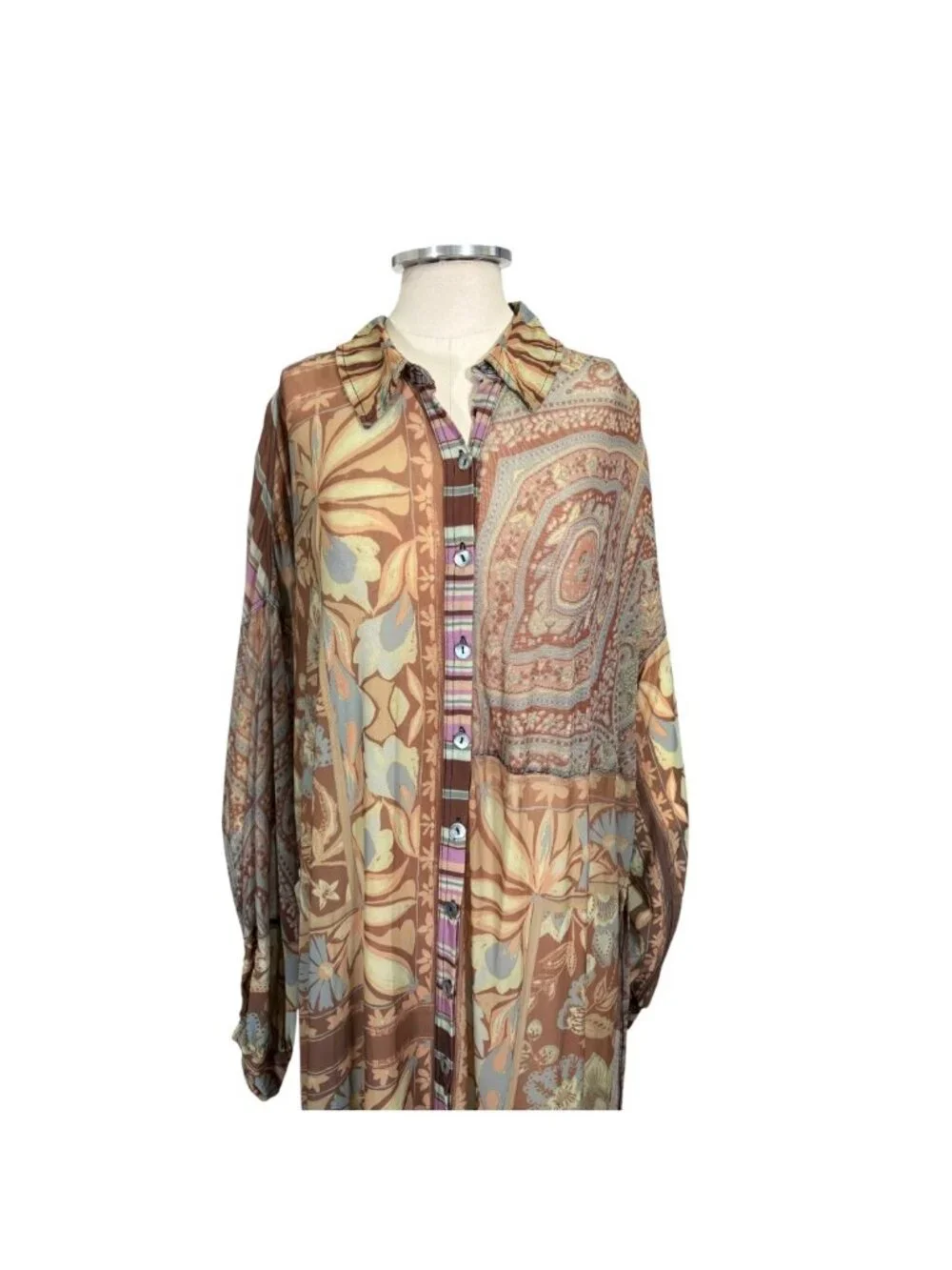 Free People Naomi Maxi Top Size Large